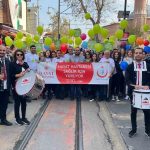 Sağlık çalışanları diyabete dikkat çekmek için yürüdü